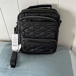 Lug Compass Crossbody Bag - Midnight Black NWT